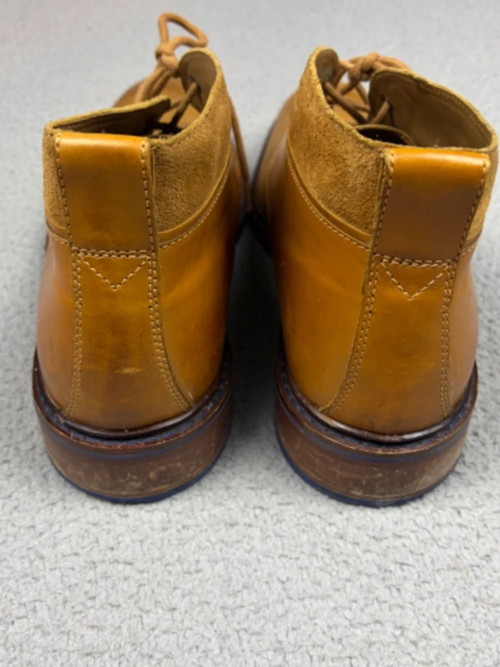 Cole Haan Air Colton Suede Chukka Shoe Men's Size 11.5 Brown Lace Up